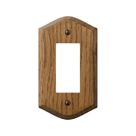 Amerelle Amerelle Country Brown 1 gang Wood Decorator Wall Plate 1 pk 701R